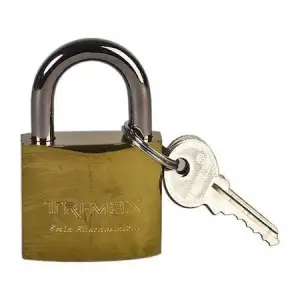 ASMA KİLİT SARI KISA 25 MM MK  2332 (PK-12 Lİ)