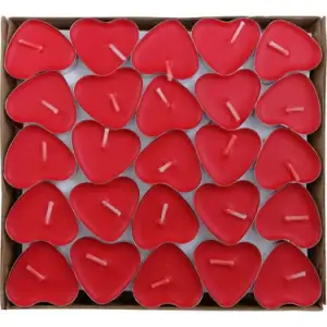 YAKUT TEA LİGHTS MUM KALPLİ 50 Lİ 8086