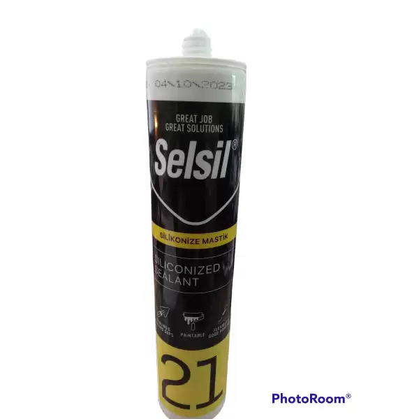 SELSİL 21 SİLİKONİZE MASTİK KAHVE 500 GR 3019