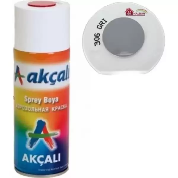 AKÇALI SPREY BOYA GRİ 400 ML 306