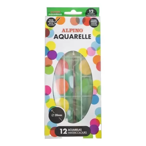 ALPINO AQUARELLE SULU BOYA 12 Lİ AL-010654