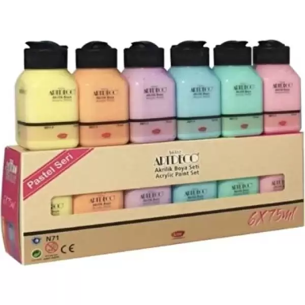 ARTDECO AKRİLİK BOYA PASTEL 6X75 ML 0701 (PK-6 LI)