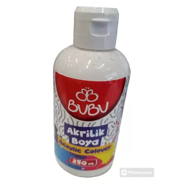 BU-BU AKRİLİK BOYA BEYAZ 250 ML AKR-011