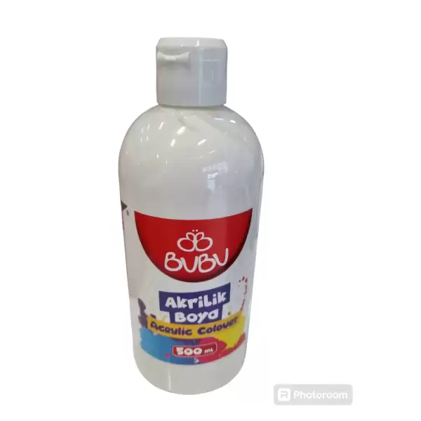 BU-BU AKRİLİK BOYA BEYAZ 500 ML AKR-028