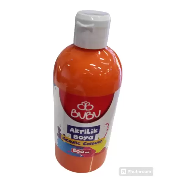 BU-BU AKRİLİK BOYA TURUNCU 500 ML AKR-026