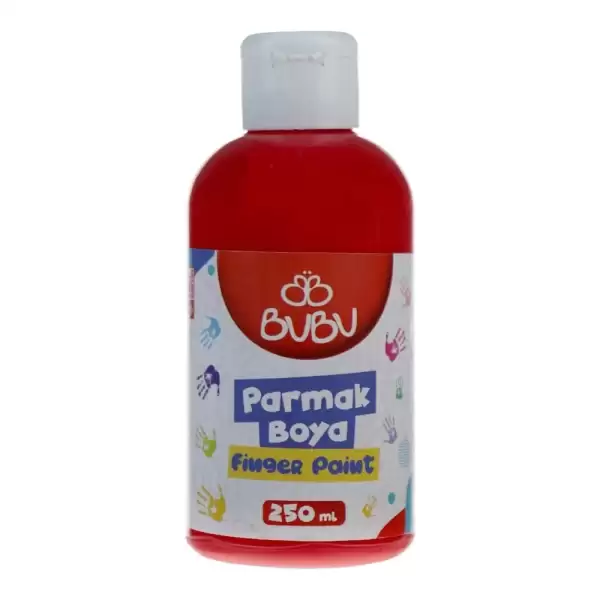 BU-BU PARMAK BOYA KIRMIZI 250 ML PAR-013