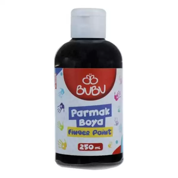 BU-BU PARMAK BOYA SİYAH 250 ML PAR-017