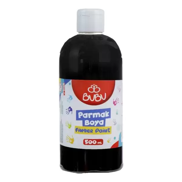 BU-BU PARMAK BOYA SİYAH 500 ML PAR-007