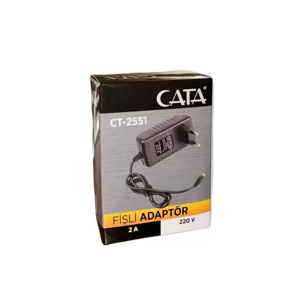 CATA FİŞLİ ADAPTÖR 2 AMPER CT-2551