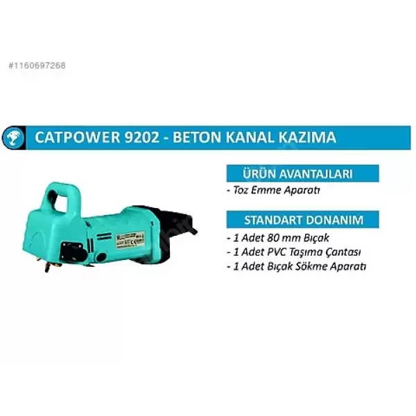 CATPOWER BETON KANAL KAZIMA CAT-9202