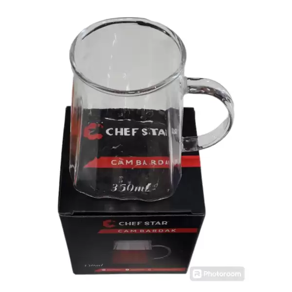 CHEF STAR MENBA CAM BARDAK 350 ML MNB-4171