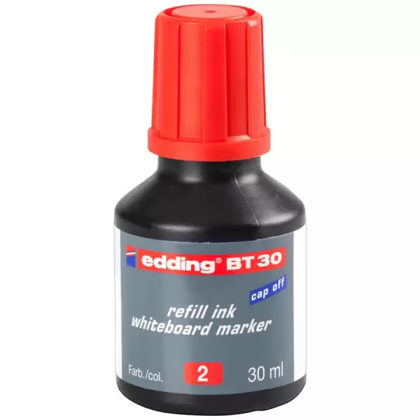 EDDİNG TAHTA KALEM MÜREKKEBİ 30 ML KIRMIZI BT30