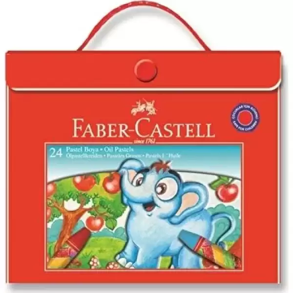 FABER PASTEL BOYA ÇANTALI 24 RENK 125125