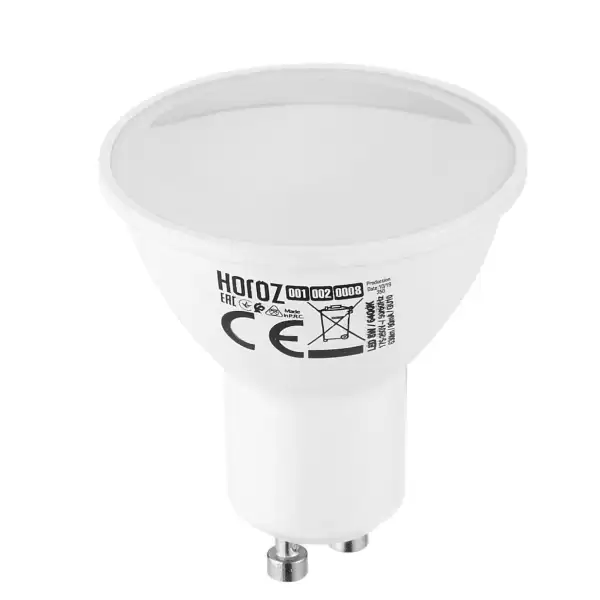 HOROZ GU-10 LED AMPUL 8 W SARI 4200K PLUS-8