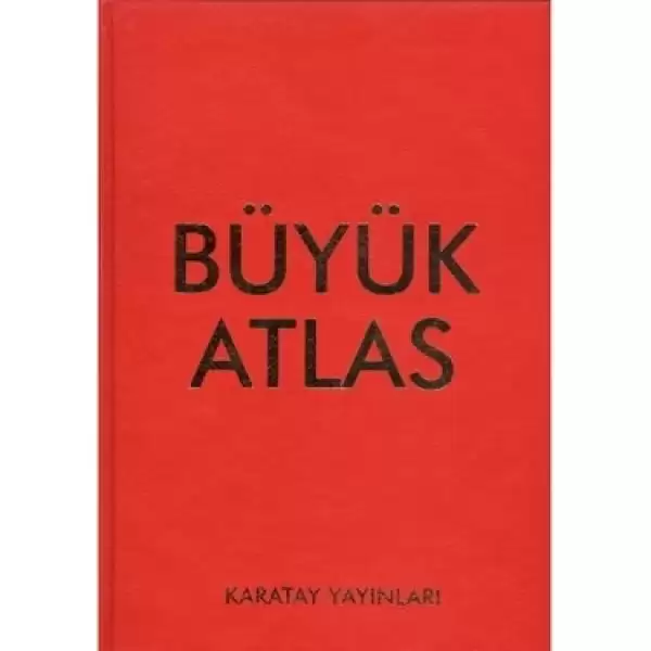 KARATAY BÜYÜK ATLAS KIRMIZI CİLTLİ