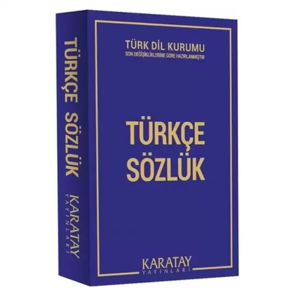 KARATAY TÜRKÇE SÖZLÜK MAVİ CİLTLİ