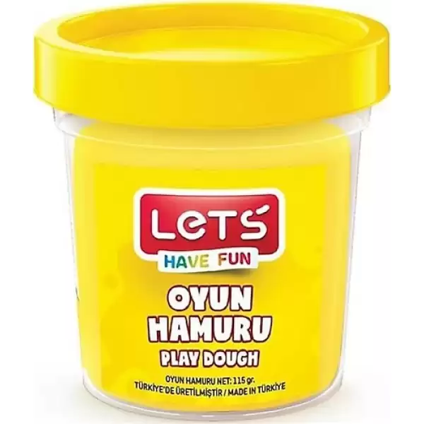 LETS OYUN HAMURU TEK RENK L8440-1 SARI 115 GR