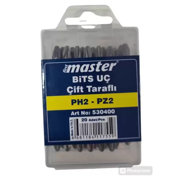 MASTER BİTS UÇ ÇİFT TARAF.PH2-PZ2 530400(PK-20 Lİ)