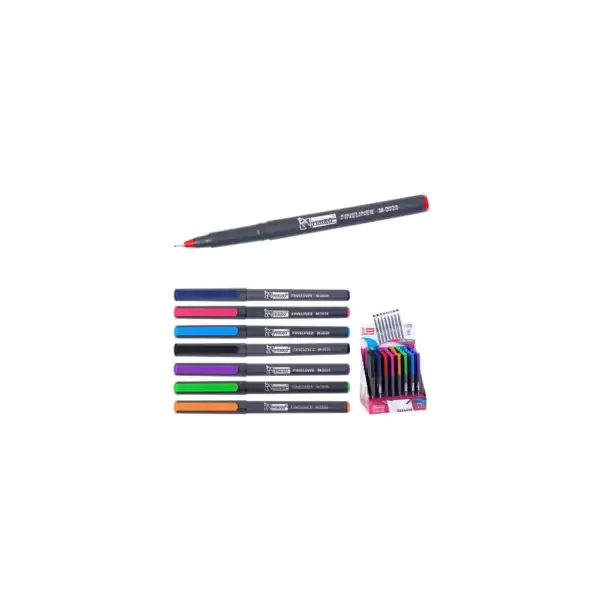 MİKRO FINELINER KALEM 8 RENK M-2028-48(PKT- 48 Lİ)