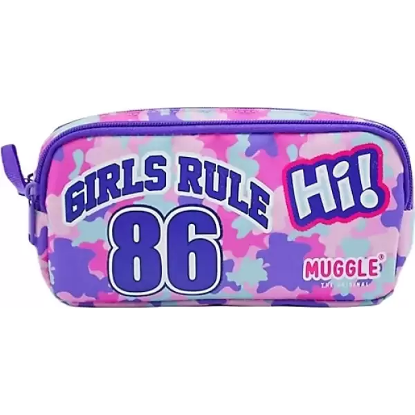 MUGGLE KALEM ÇANTASI GİRLS RULE MOR MU-6849