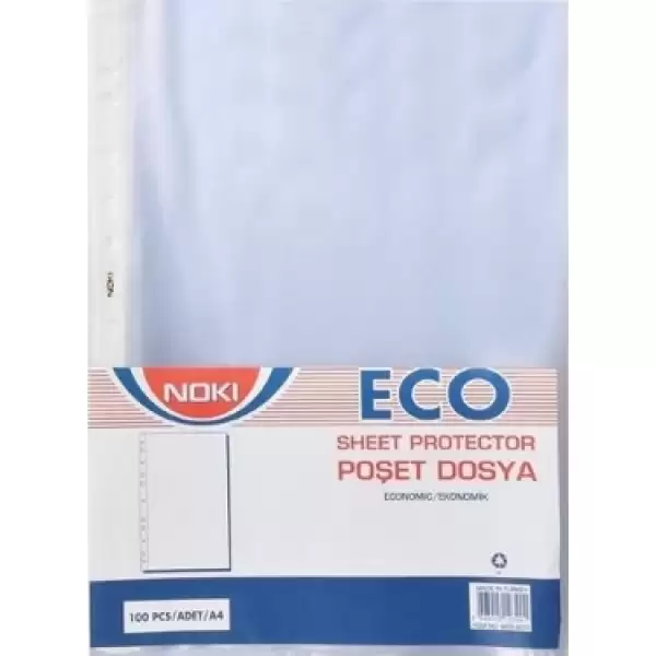 NOKİ ECO POŞET DOSYA 100 LÜ (KOLİ-30 LU)