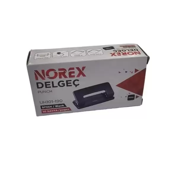 NOREX METAL DELGEÇ 10 SAYFA SİYAH UH101-190