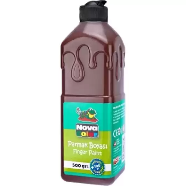 NOVA COLOR PARMAK BOYASI KAHVE 500 ML NC-376