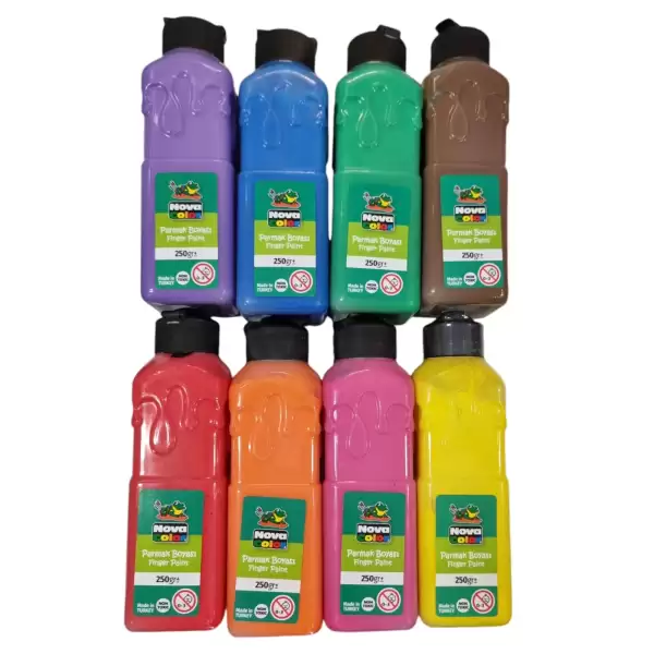 NOVA COLOR PARMAK BOYASI MAVİ 250 ML NC-443