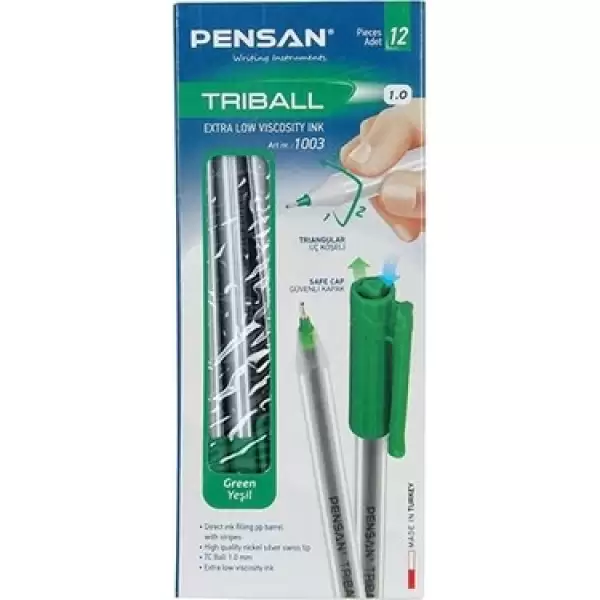 PENSAN TÜKENMEZ KALEM TRIBALL 1003 YEŞİL