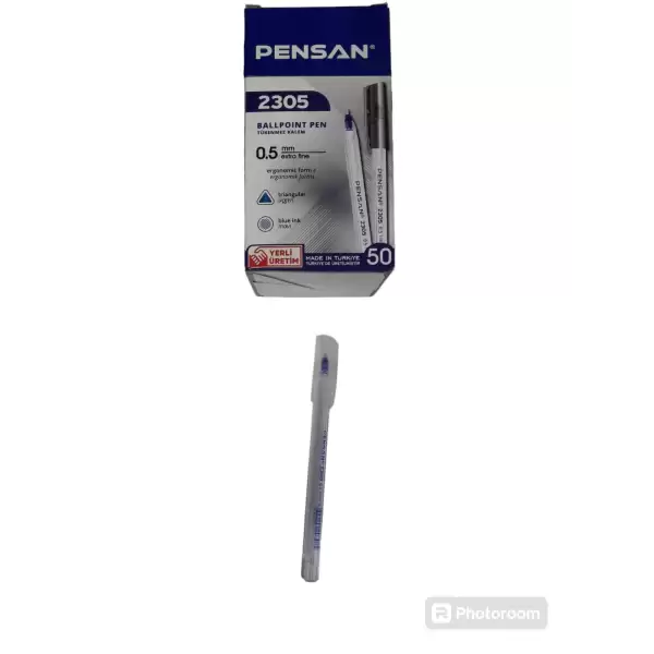 PENSAN TÜKENMEZ KALEM ÜÇ.MAVİ 0.5MM 2305(PK-50 Lİ)