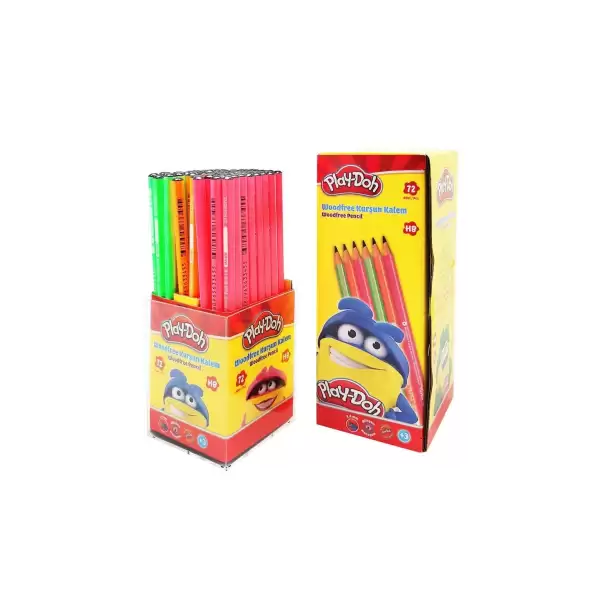 PLAY-DOH KURŞUN KALEM WOODFREE NEON KK019(PK-72Lİ)