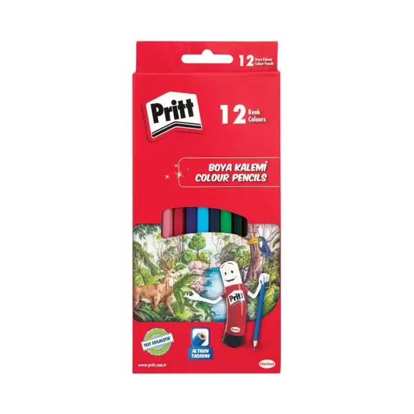 PRiTT KURU BOYA KALEMİ 12 Lİ (DZ-12 Lİ)