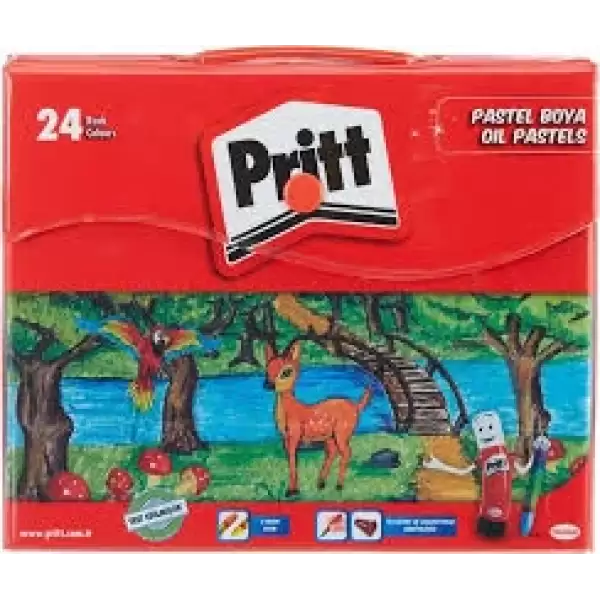 PRİTT PASTEL BOYA ÇANTALI 24 LÜ (KOLİ-24 LÜ)