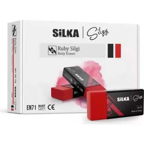 SİLKA PASTEL RUBY SİLGİ ART.59 (PKT-30 LU)