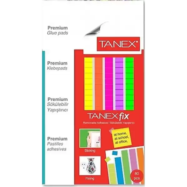 TANEX FİX YAP.FLO MIX COL.RENK 50GR 80 Lİ(KT-24LÜ)