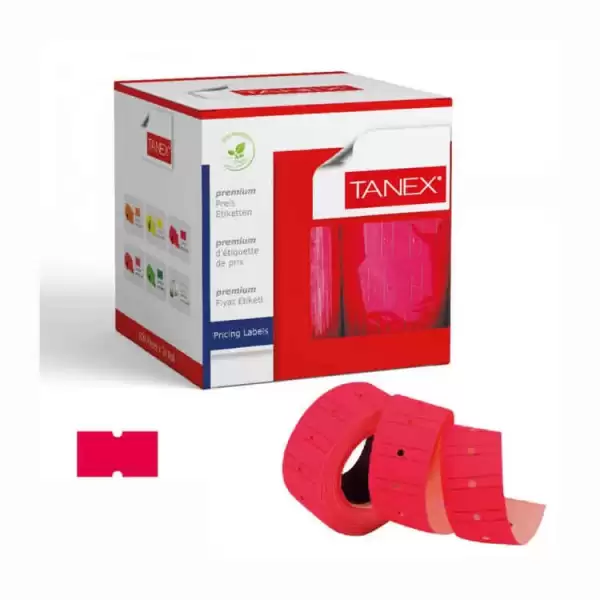 TANEX FİYAT ETİKETİ PEMBE 6 LI (KUTU-24 LÜ)