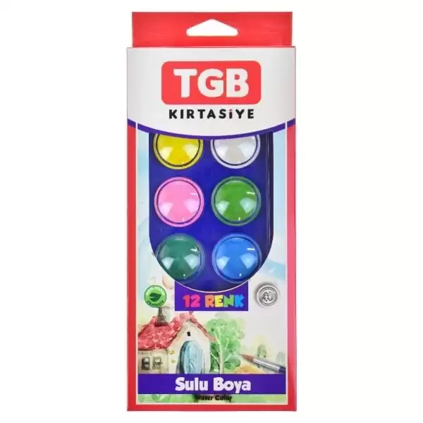 TGB SULU BOYA BÜYÜK BOY 12 RENK TGB-1034