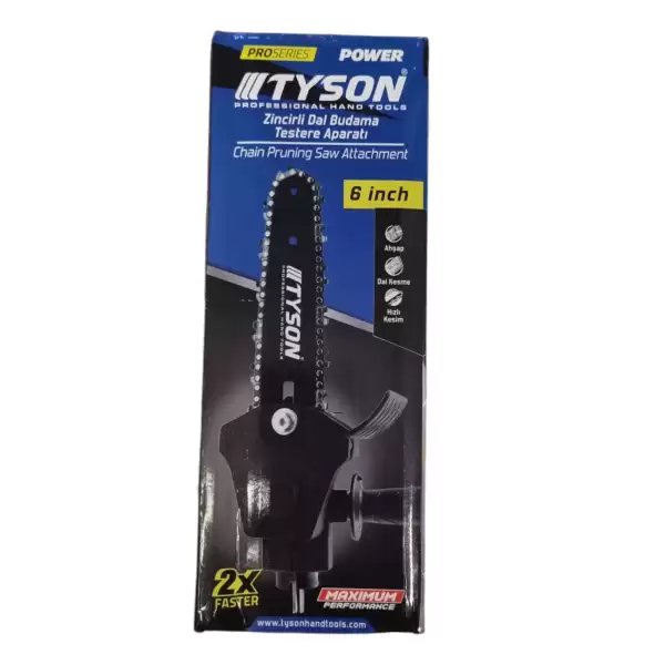 TYSON ZİNCİRLİ DAL BUDAMA TESTERE APARATI TYS-9172