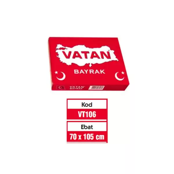 VATAN BEZ BAYRAK 70X105 VT-0106