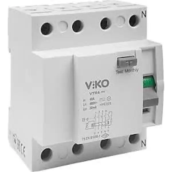 VİKO KAÇAK AKIM ROLESİ 4P 25A VTR4-2530