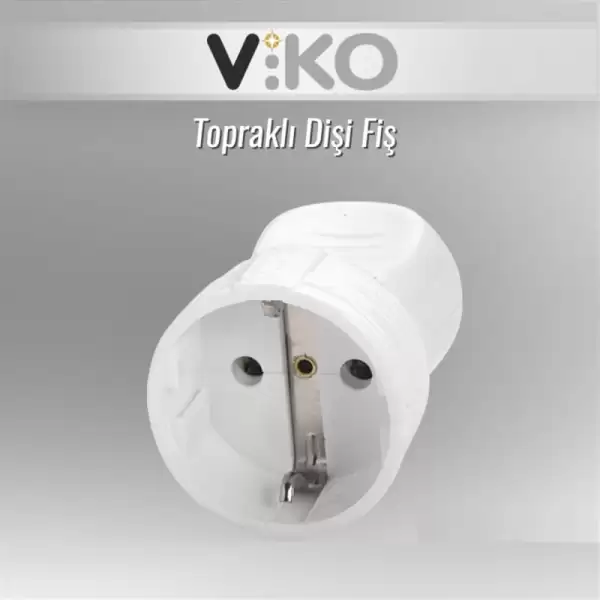 VİKO TOPRAKLI DİŞİ FİŞ POŞETLİ