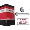 AKDENİZ TRAPEZ ÇATI VİDASI 5,5 X 50 MM 250 Lİ