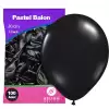 PAKO BASKISIZ BALON PASTEL SİYAH 12 İNC 100 LÜ