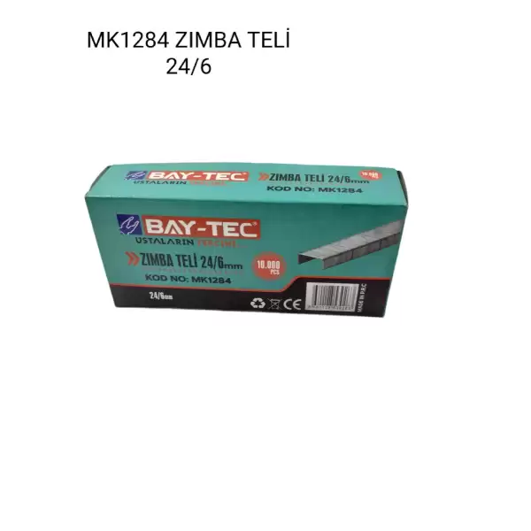 BAY-TEC ZIMBA TELİ 24/6 MK-1284 10.000 Lİ