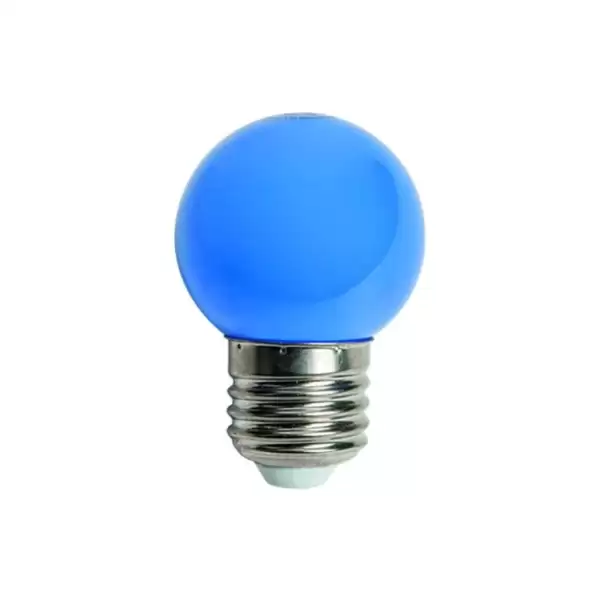 BLUE LED GECE AMPÜLÜ(LAMBASI) 1 W E27