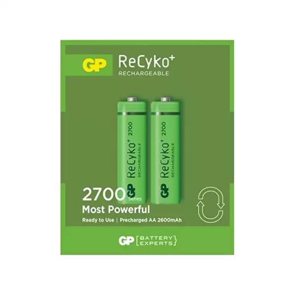 GP ŞARJLI KALEM PİL AA 2600 MAH 2 Lİ