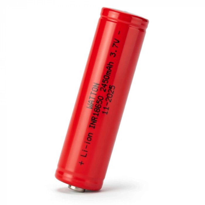 18650 2450mAh 3.7V Li-ion Şarj Edilebilir Pil Güçlü Performans Yüksek Kapasiteli WT-INR18650