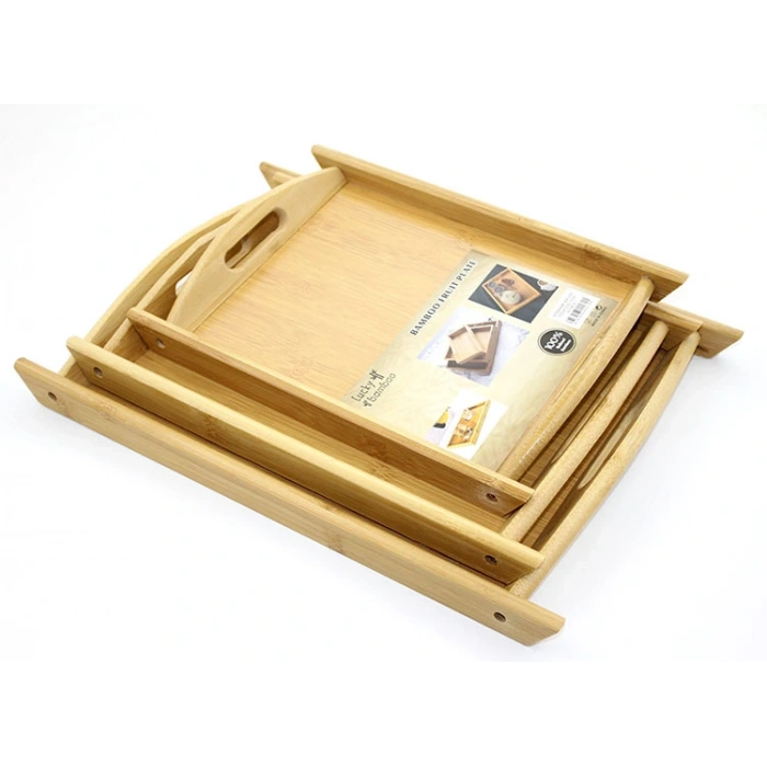 3Lü Bambu Tepsi Alk2164