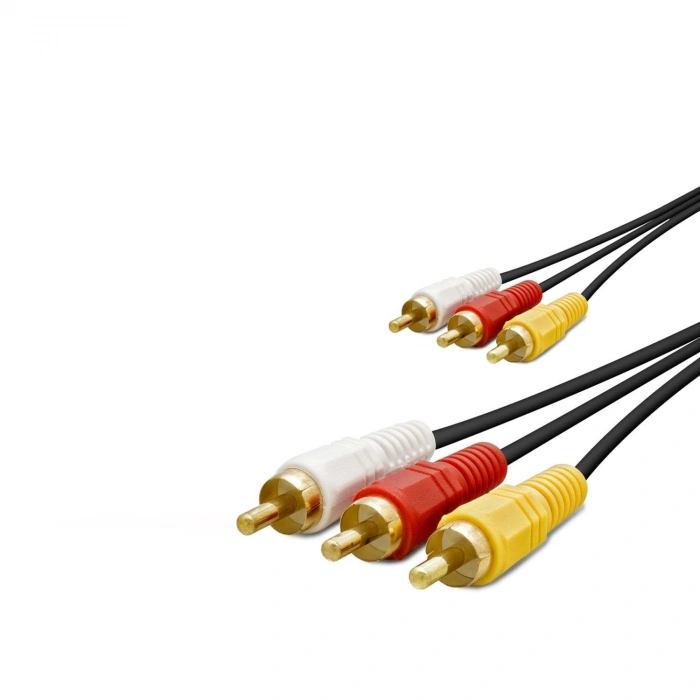3 Rca Görüntü Ve Ses Kablosu 3 M Siyah HDX1051