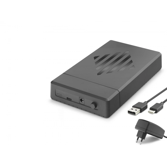 3.5 İnç Sata Hdd Harici Disk Kutusu Type-c Usb 2.0 Siyah HDX1794